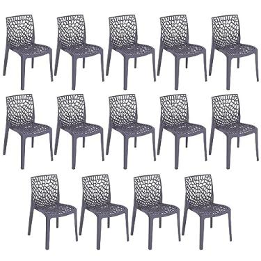 Imagem de Loft7, Kit 14 cadeiras de jantar cozinha Gruvyer