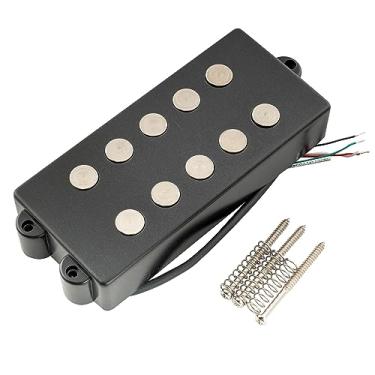 Imagem de Artec MMC5 Cerâmico Baixo Captador Soapbar Ponte 13K para Baixo Elétrico 5 Cordas estilo MusicMan, Preto