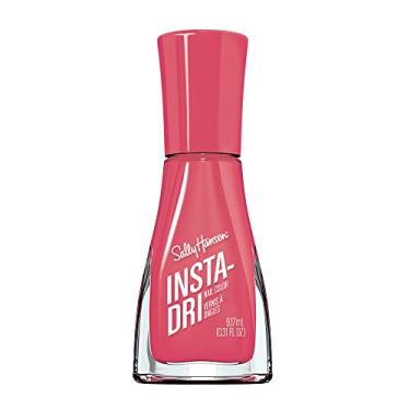 Imagem de Sally Hansen Esmalte Insta-Dri, rápido e fúcsia, secagem rápida, de longa duração, opaco, rosa brilhante