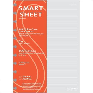 Imagem de Refil Caderno Inteligente Discos 120g 100 Fls Pauta Branca G
