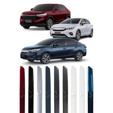 Imagem de Jogo de Friso Lateral Pintado New HRV e City Hatchback e Sedan (Preto Cristal)