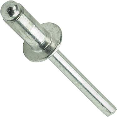 Imagem de Fastenere Pop Rivets - 1/20.3 cm x 5/40.6 cm (100 peças) Rebites cegos de cabeça de cúpula, resistente, de extremidade aberta, alumínio, resistente à corrosão, alta resistência à tração e