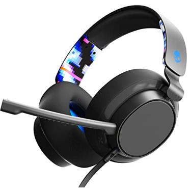 Imagem de Skullcandy SLYR Fone de ouvido para jogos com fio multi-plataforma, funciona com Xbox Playstation e PC - Blue DigiHype