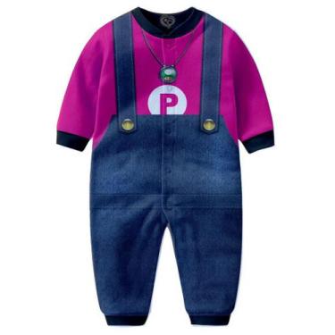 Imagem de Macacão Pijama Peach Infantil Super Mario Tip Top - Alemark