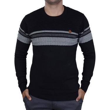 Imagem de Blusa Masculina Red Nose Sueter Tricot Preto - 9590