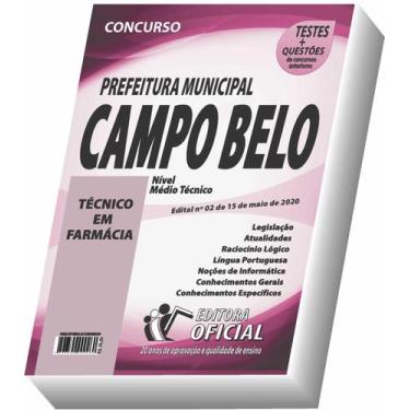 Imagem de Apostila Prefeitura De Campo Belo - Técnico Em Farmácia