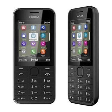 Imagem de Celular Nokia 208 3g Tela 2,4 Câmera 1,3 mp Bluetooth Mp3 Rádio fm Fone de ouvido original anatel!