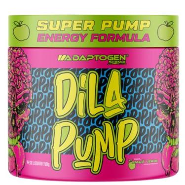 Imagem de Dila Pump 150g Pré Treino Sem Cafeína Adaptogen Sabor Maçã Verde