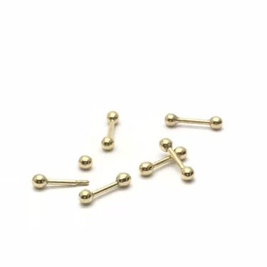 Imagem de Piercing Reto Bolinha Bolinha Classico Ouro 18K - Fab Joias