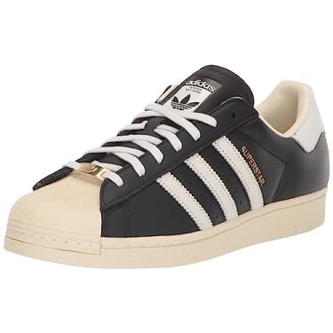Imagem de adidas Originals Tênis masculino Superstar, Preto/branco-nuvem, branco creme, 5