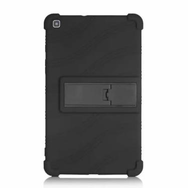 Imagem de Capa macia para Samsung Galaxy Tab A8 2021 2019 SM-X200 SM-X205 X200 Lite 8.7 SM-T220 T225 S6 Lite 10.4 capa de silicone (preta, para A8 10.5 2021 SM-X200)