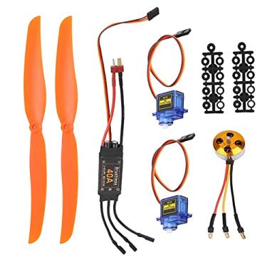 Imagem de A2212 1000KV Brushl Motor 40A ESC Servo 9G 1060 Conjunto de Hélice para Peças de Avião RC (A2212 1000KV motor sem escova 40A ESC SG90 9G)