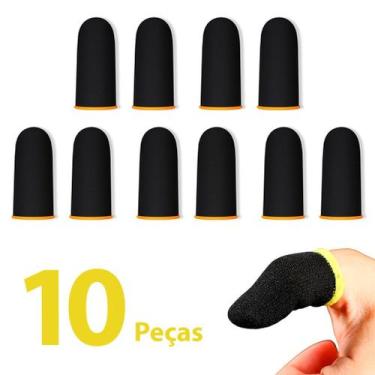 Imagem de Kit 10 Peças Luvas De Dedo Gamer Para Celular Jogos Mobile Luvinhas An