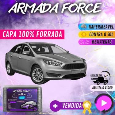 Imagem de Capa Cobrir Carro FOCUS SEDAN NOVO 100% Forrada Armada Force 100% Impe
