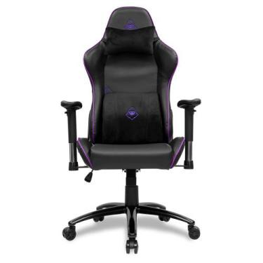 Imagem de Cadeira Gamer Mancer Tyr Purple Edition, Preta e Roxa, MCR-TYR-PRP01