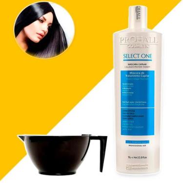 Imagem de Escova Progressiva Select One 1L Prohall +Cumbuca - Prohall Cosmetic