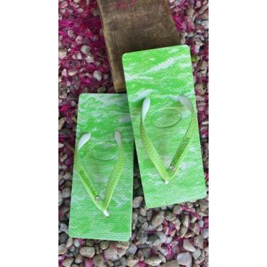 Imagem de Chinelo Brasileirinha Quadrado do N 33/34 ao 45/46, Verde, 37/38