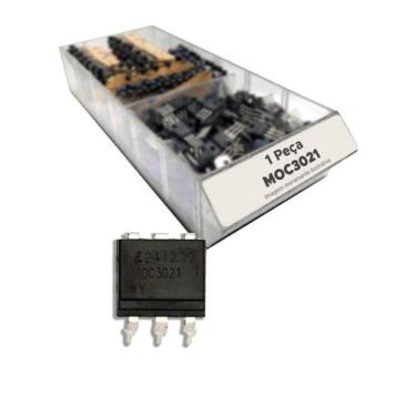 Imagem de 5x C.I. Optoacoplador Triac Moc3021 = Moc 3021 Fotoacoplador - CHIPSCE