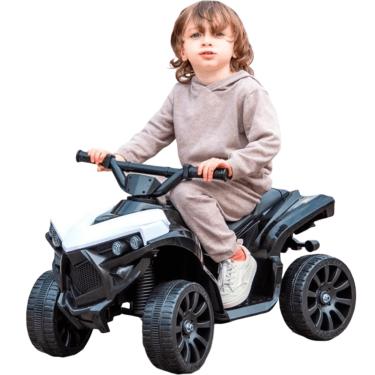 Imagem de Quadriciclo Eletrico Shiny Toys Mini ATV Bambi Racer 6V Branco