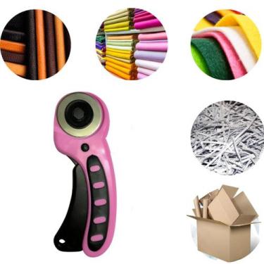 Imagem de Cortador de Tecidos Papel Circular Profissional Manual Rotativo Artesa