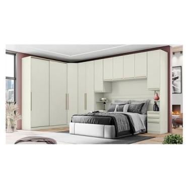 Imagem de Quarto Modulado Casal Ambiente Composição 6.2 New Predileto 6 Peças Ar