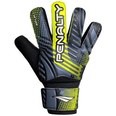 Imagem de Luva de Goleiro Juvenil Delta 1 X Penalty, 05, Chumbo, Amarelo, Preto