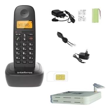 Imagem de Aparelho Telefone Sem Fio Para Chip 3g Claro Vivo Tim Oi Bco (Branco)