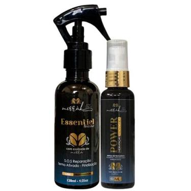 Imagem de Kit Essentiel Mirrah 120ml + Ampola 60ml Reconstroi Hidrata - Mirrah E