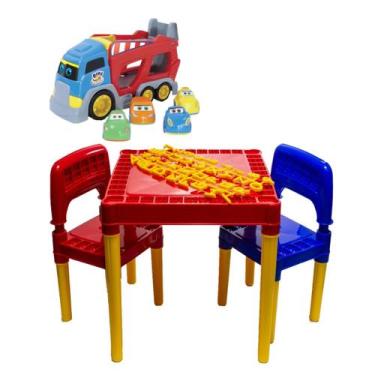 Imagem de Mesa Infantil Educativa Com Letras E Números Mais Baby Cargo - Big Sta