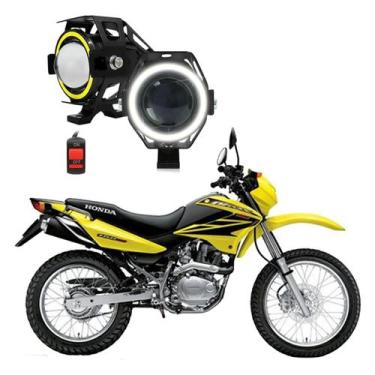 Imagem de Kit de Farol de Milha Angel Eye U7 para Moto NXR 150 Bros ES 2001 - 20