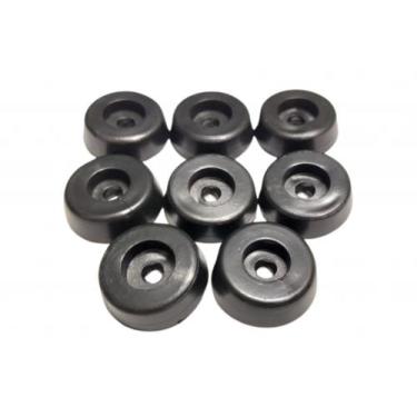 Imagem de 8 Pé Pequeno emborrachado p caixa de som profissional Moveis - JHOLSOM