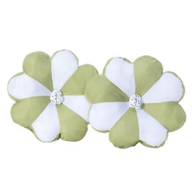 Imagem de Almofda Flor (Par) Luxo - Gabi Flor, Verde