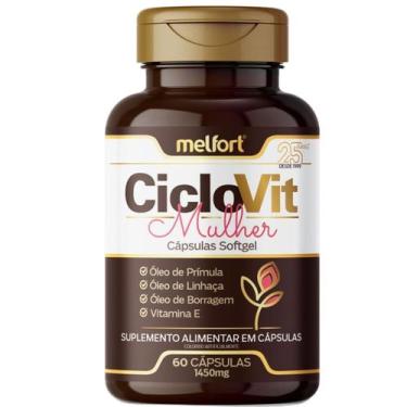 Imagem de Óleo De Linhaça + Óleo De Prímula + Óleo De Borragem 60 Capsulas - Mel