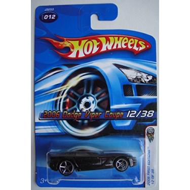Imagem de Hot Wheels 2006 First Editions 12 of 38, Black with White Stripe 2006 Dodge Viper Coupe #12 5OSP