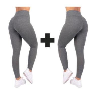 Imagem de Kit 2 calças legguing feminina ginastica grossa dia a dia - M&K Shop, 