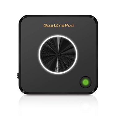 Imagem de Transmissor Complementar QuattroPod T01 | 5G WiFi Wireless Presentation Facility HDMI Transmissor e Receptor para Streaming 4K de Laptop, PC, Smartphone para HDTV/Projetor