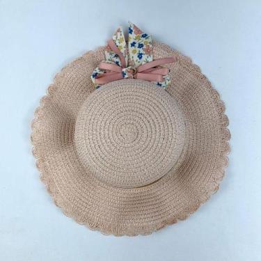 Imagem de Chapéu Infantil Menina De Palha sintética Com Laçinho Moda Verão - LF,