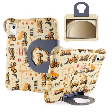 Imagem de Capa infantil para tablet Samsung Tab A9 8,7, FW, Samsung Tab A9 2023 X115, para escavadeira, EVA, rosa, à prova de impacto, à prova de choque, capa durável para meninos e meninas (WJJ)