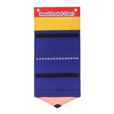 Imagem de Porta-Lápis para Sala de Aula, Gráfico de Bolso para Estacionamento de Lápis Colorido, Porta-Lápis para Pendurar na Parede, Caneta para Material Escolar, Dispensador de Lápis