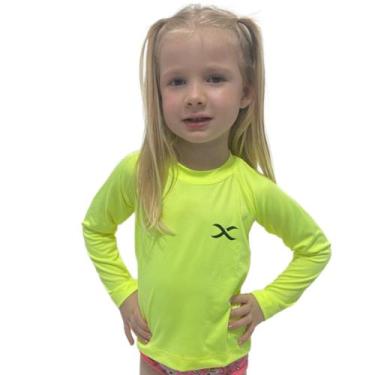 Imagem de Blusa de menina infantil com proteção Uv solar 50+ Manga Longa - Virtu