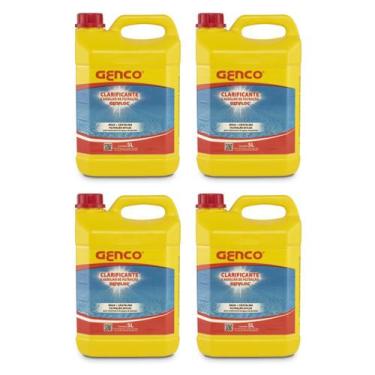 Imagem de 4 Clarificante E Auxiliar De Filtração Genfloc 5 Litro Genco