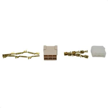 Imagem de Kit Chicote Reparo Conector 6 Vias 6.3mm Som Automotivo - TC