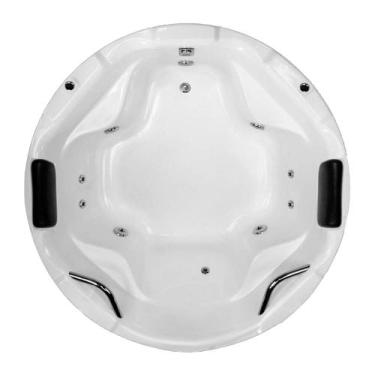 Imagem de Banheira Redonda Leopoldina COMPLETA com hidro em acrílico - Brasil Ba