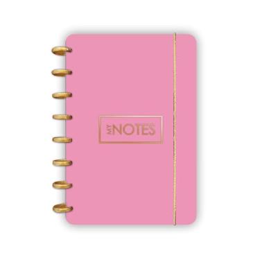 Imagem de Caderno de Disco Flex A5 Rosa com 80 folhas abyara graf (tipo caderno inteligente)