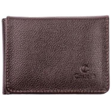 Imagem de Carteira Casteliê 6250 Couro Masculina - Marrom, Único