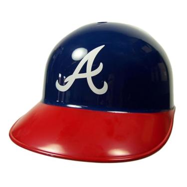 Imagem de Capacetes Rawlings Oficiais da MLB Réplica, Azul Marino, Atlanta Braves, Unissex-Adultos, Capacete de Beisebol