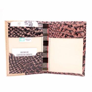 Imagem de Carteira Feminina em Couro Artlux 3004, Tricolor