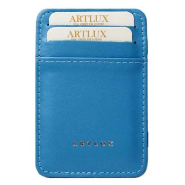 Imagem de Carteira Mágica Couro Artlux 165, Azul