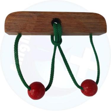Imagem de Jogo infantil  anel africano em madeira - Shoppingnet