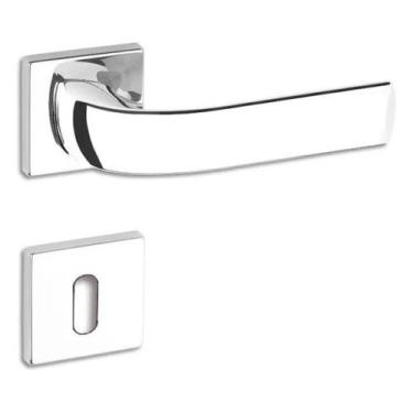 Imagem de Fechadura Rio Antioxy Interna 55mm Roseta 529 I304 M317 Cromado Haga